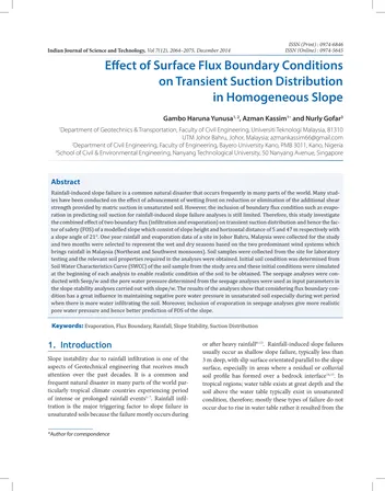 Más sobre La Deformabilidad de las Arcillas en Relación con la Presión del Agua de Poros.